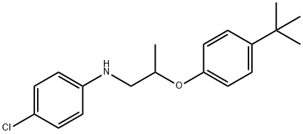 N-{2-[4-(tert-Butyl)phenoxy]propyl}-4-chloroaniline Structure