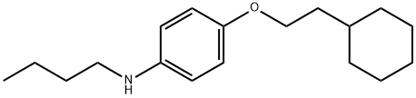 N-Butyl-4-(2-cyclohexylethoxy)aniline Struktur
