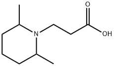 3-(2,6-dimethylpiperidin-1-yl)propanoic acid Structure