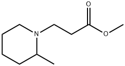 methyl 3-(2-methylpiperidin-1-yl)propanoate Structure