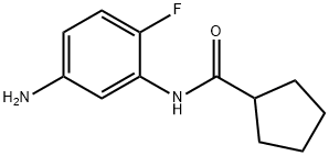 N-(5-amino-2-fluorophenyl)cyclopentanecarboxamide