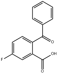 2-Benzoyl-5-fluorobenzoic  acid Structure