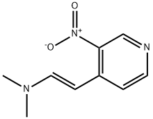 N,N-Dimethyl-N-[(E)-2-(3-nitropyridin-4-yl)vinyl]amine Struktur