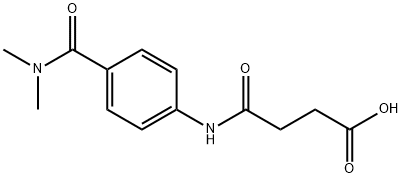 4-{4-[(dimethylamino)carbonyl]anilino}-4-oxobutanoic acid
