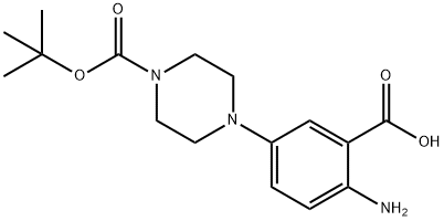 1135283-61-2 2-amino-5-[4-(tert-butoxycarbonyl)piperazino]benzenecarboxylic acid