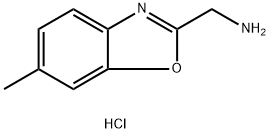 (6-methyl-1,3-benzoxazol-2-yl)methylamine hydrochloride Structure