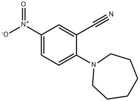 2-azepan-1-yl-5-nitrobenzonitrile Structure