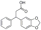 3-(1,3-benzodioxol-5-yl)-3-phenylpropanoic acid Structure