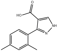 3-(2,4-dimethylphenyl)-1H-pyrazole-4-carboxylic acid|3-(2,4-二甲基苯基)-2H-吡唑-4-羧酸