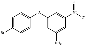 3-(4-bromophenoxy)-5-nitroaniline Structure