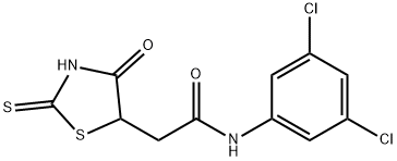 N-(3,5-dichlorophenyl)-2-(2-mercapto-4-oxo-4,5-dihydro-1,3-thiazol-5-yl)acetamide Structure