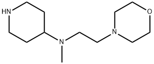 N-methyl-N-(2-morpholin-4-ylethyl)piperidin-4-amine Struktur