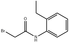 2-溴-N-(2-乙基苯基)乙酰胺,895854-04-3,结构式