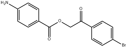 2-(4-bromophenyl)-2-oxoethyl 4-aminobenzoate Structure