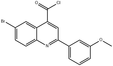 1160265-00-8 6-溴-2-(3-甲氧苯基)喹啉-4-甲酰氯