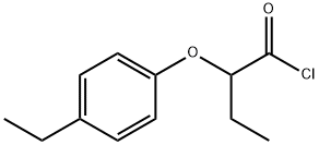 2-(4-乙基苯氧基)丁酰氯化物, 1160257-56-6, 结构式