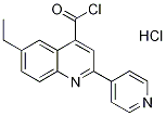 6-ethyl-2-pyridin-4-ylquinoline-4-carbonyl chloride hydrochloride|6-乙基-2-吡啶-4-基喹啉-4-甲酰氯盐酸盐