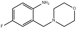 4-Fluoro-2-(4-morpholinylmethyl)aniline,503160-33-6,结构式