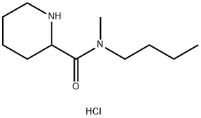 N-Butyl-N-methyl-2-piperidinecarboxamidehydrochloride Structure