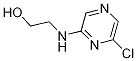 2-[(6-Chloro-2-pyrazinyl)amino]-1-ethanol,,结构式