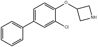 3-[(3-Chloro[1,1'-biphenyl]-4-yl)oxy]azetidine 化学構造式