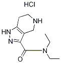 N,N-Diethyl-4,5,6,7-tetrahydro-1H-pyrazolo-[4,3-c]pyridine-3-carboxamide hydrochloride Structure