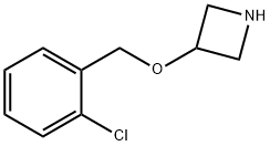 3-[(2-Chlorobenzyl)oxy]azetidine Struktur
