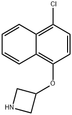 3-[(4-Chloro-1-naphthyl)oxy]azetidine,1220028-48-7,结构式