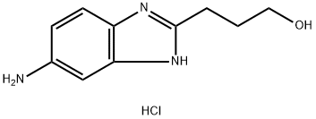 3-(5-Amino-1H-benzoimidazol-2-yl)-propan-1-oldihydrochloride Structure