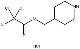 4-Piperidinylmethyl 2,2,2-trichloroacetatehydrochloride,1220020-55-2,结构式