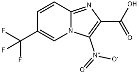 3-Nitro-6-(trifluoromethyl)imidazo[1,2-a]pyridine-2-carboxylic acid Structure