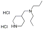 N-(4-Piperidinylmethyl)-N-propyl-1-propanaminedihydrochloride Structure