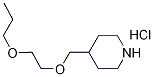 4-[(2-Propoxyethoxy)methyl]piperidinehydrochloride,1220033-34-0,结构式