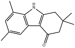 2,2,6,8-Tetramethyl-1,2,3,9-tetrahydro-4H-carbazol-4-one,166099-06-5,结构式