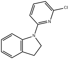 1-(6-Chloro-2-pyridinyl)indoline,1220036-30-5,结构式