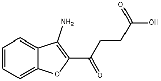 4-(3-Amino-benzofuran-2-yl)-4-oxo-butyric acid 结构式