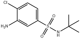 3-Amino-N-(tert-butyl)-4-chlorobenzenesulfonamide Structure