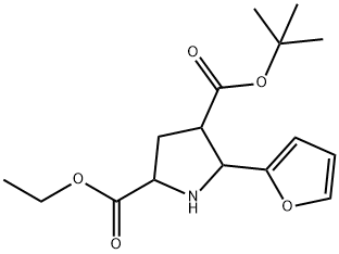 4-tert-Butyl 2-ethyl (2R,4R)-5-(2-furyl)-pyrrolidine-2,4-dicarboxylate|