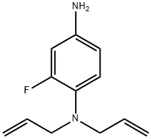 N-1,N-1-Diallyl-2-fluoro-1,4-benzenediamine Structure