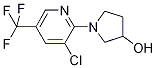 1-[3-Chloro-5-(trifluoromethyl)-2-pyridinyl]-3-pyrrolidinol Struktur