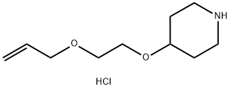 4-[2-(Allyloxy)ethoxy]piperidine hydrochloride Structure