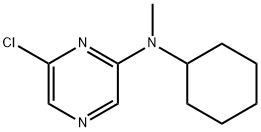 6-Chloro-N-cyclohexyl-N-methyl-2-pyrazinamine Structure
