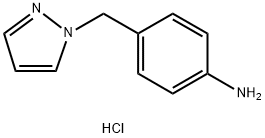 4-Pyrazol-1-ylmethyl-phenylamine dihydrochloride 结构式