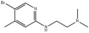 N1-(5-Bromo-4-methyl-2-pyridinyl)-N2,N2-dimethyl-1,2-ethanediamine 化学構造式