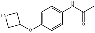 N-(4-(氮杂环丁烷-3-基氧基)苯基)乙酰胺, 1219961-29-1, 结构式
