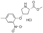 Methyl (2S,4S)-4-(4-methyl-2-nitrophenoxy)-2-pyrrolidinecarboxylate hydrochloride|