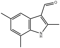 2,5,7-Trimethyl-1H-indole-3-carbaldehyde,88611-38-5,结构式