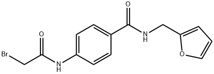 4-[(2-Bromoacetyl)amino]-N-(2-furylmethyl)-benzamide|