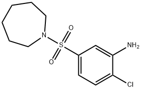 5-(氮杂环庚烷-1-磺酰基)-2-氯苯胺, 326916-71-6, 结构式