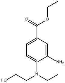 Ethyl 3-amino-4-[ethyl(2-hydroxyethyl)amino]-benzoate Structure